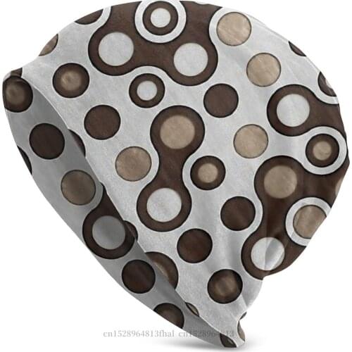 Geometric Pattern Texture Bonnet Homme Winter Warm Knitting Hat Skullies Beanies Caps For Men Women Creative Fabric Hats