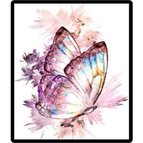 Watercolor butterfly full drill diamond painting cross stitch embroidery mosaic picture of rhinestones decoration home BK