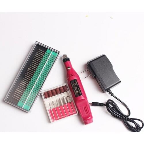 30Pcs/Set Nail Drills Bits Kit Professional Electric Manicure Pedicure Machine Set Accessories Grinding Nail Art Machine Tools