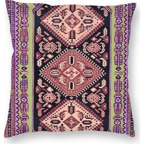 Persian Folk Pillow Case Decoration Bohemian Cushions Throw Pillow for Home Polyester Double-sided Printing Leisure