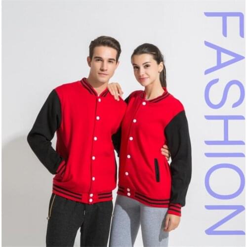 2020 New Winter Single Casual Baseball Uniform Coat Male Bomber Jacket Men Rib Sleeve Brand Clothing Women Fleece Spliced Jacket