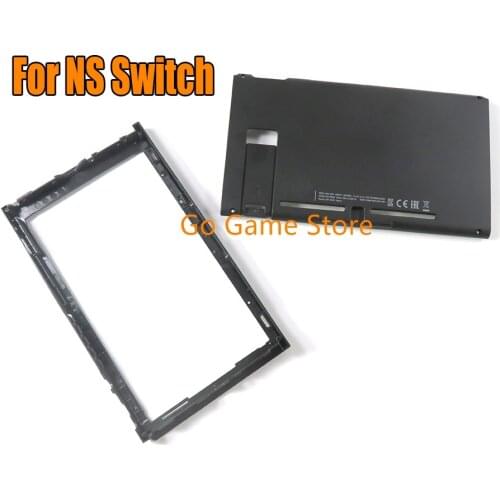 1set For Switch NS NX Console Front Back For Nintendo Switch Original Replacement Black Hard Housing Shell Case Part