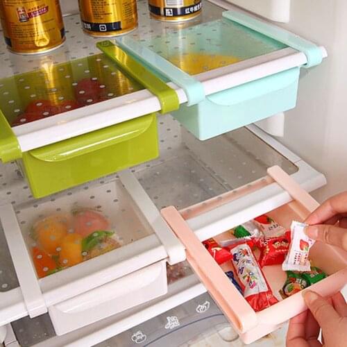 Simple Refrigerator Fruit Basket Kitchen Storage Organizer Fresh-Keeping Drawer Organizers Home Multifunctional Storage Basket