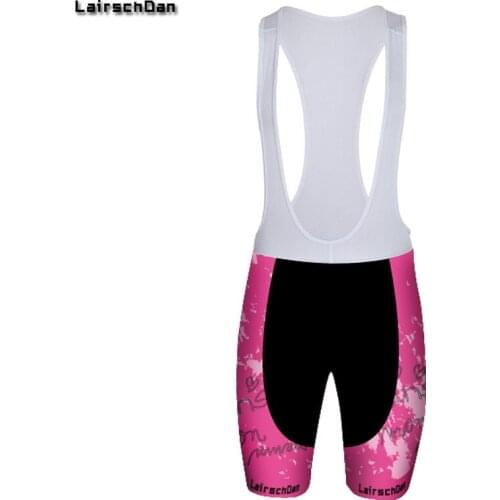 SPTGRVO LairschDan 2018 Pink Cycling Gel Bib Shorts Women MTB Bicycle Quick Dry 3D Pads Shorts Outdoor Riding Bib Shorts Bermuda