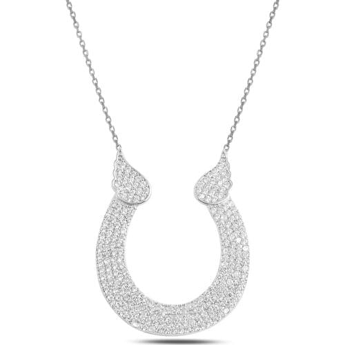Silver Horseshoe Necklace
