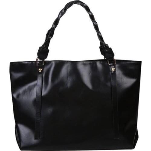 New Trendy Fashion Tote Bag for Women Luxury Designer PU Leather Shoulder Bags Anti-Wear Female Purse Large Capacity Handbags