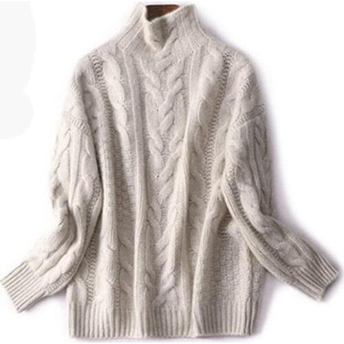2020women sweaters Autumn Winter New Cashmere sweater women winter clothes women turtleneck sweater knitting pullover Loose tops