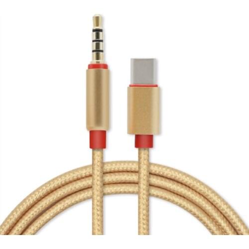 Type C To 3.5 Mm Audio Cable Adapter For USB C Type-c Jack Aux Cable For Car Speaker For Samsung for Xiaomi