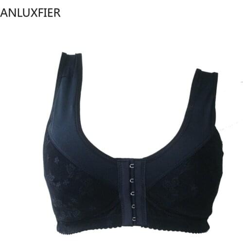 X9050 Front Buckle Vest Type Silicone Fake Breast Special Bra After Surgery Wireless Bras Mastectomy Bra Pocket Underwear