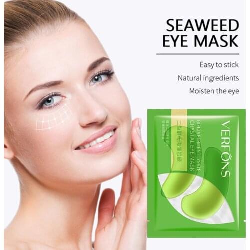 1/3/5 pcs Gold Moisturizing Seaweed Crystal Collagen Eye Mask patch Anti-Wrinkle Anti Aging Remove Dark Circles Eye Care TSLM1