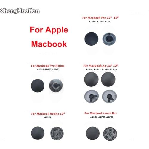 1Pc Feet Pad Rubber Bottom Cover Case Foot Pad Repair Parts For Macbook Pro Air 13" A1278 1286 A1425 1502 1370 1534 A1706 1707
