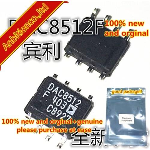 1pcs 100% new and orginal DAC8512FSZ SOP8 in stock