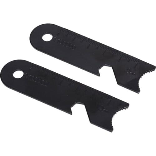 2Pcs Magnesium Flint Scraper Stone Fire Starter Lighter Outdoor Survival Camping Tool