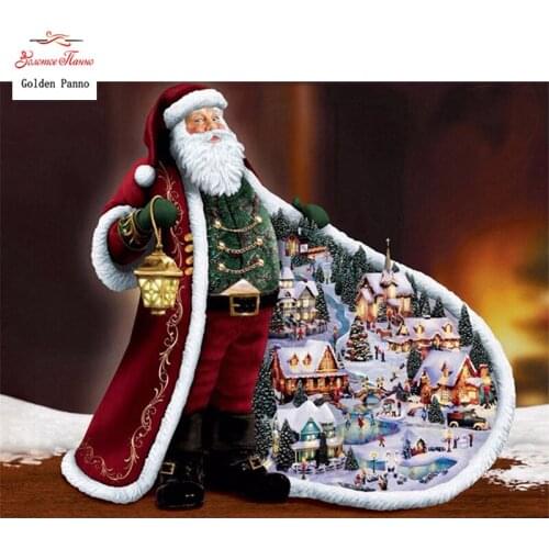 Diamond Painting Full Square 5D Diy Daimond Embroidery Diamant Mosaic Sale Displasy Broderie Diamant Father Christmas 12