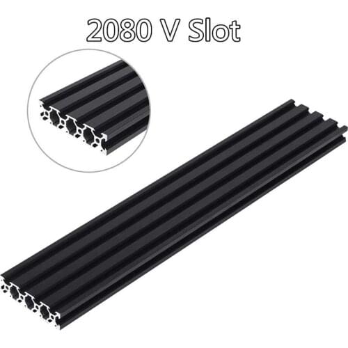 100-200 mm 2080 V-Slot Aluminum Durable Profile Extrusion Frame For DIY CNC Engravers Tool 3D Printers