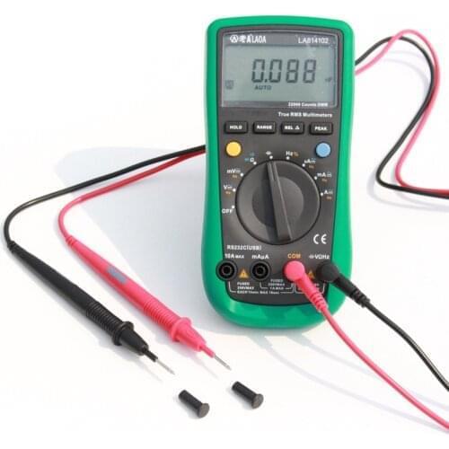 LAOA Digital Multimeter AC/DC Ammeter Voltmeter Ohm Portable Meter voltage meter Clamp Multimeter Probe Professional Tools
