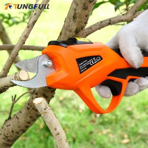 3.6V Battery Portable Cordless Electric Scissors Electric Pruning Shears Cordless Orchard Branches Cutter Garden Pruning Tools