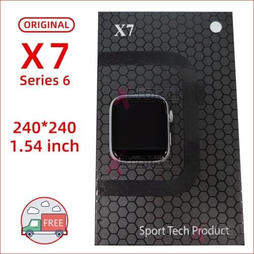 Iwo smart watch X7 smartwatch 2020 Bluetooth Call Heart Rate Fitness bracelet IOS Android Series 6 Men Women Watches PK X6 IWO 8