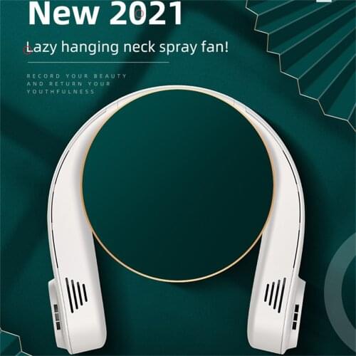 Mini Neck Fan Portable Bladeless Usb Rechargeable Sports Silent Outdoor Fans Ventilador Portatil Abanicos Folding Cooling#G