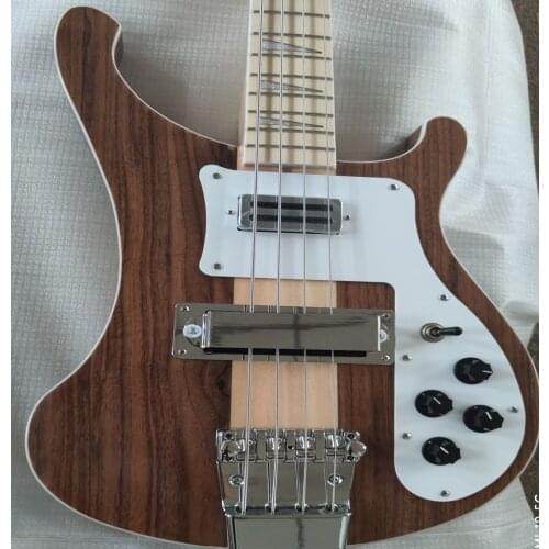 Newly customized ricken 4003 electric guitar bass, 4-string bass guitar, natural wood color, free transportation
