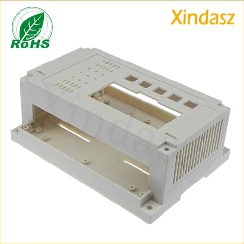 1pcs/lot ABS plastic project box din rail enclosure diy box plastic enclosure 155*110*59mm