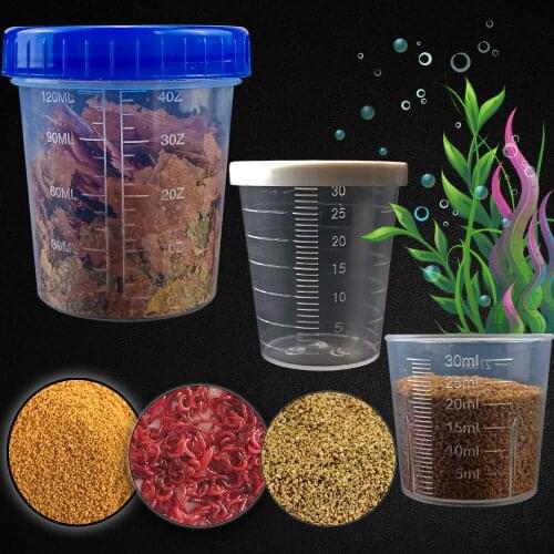 Plastic Measuring Cup With Cover And Graduated Cup Kitchen Accessories Laboratory Tools 30ml120ml Utensilios De Cocina