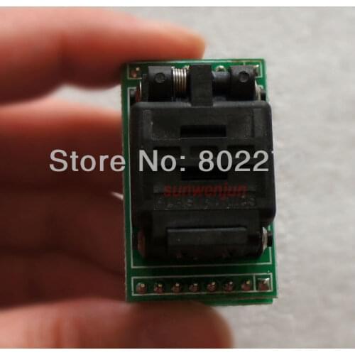 QNF8/MLP8/MLF8/SON8/WSOP8 to DIP8 Test Socket/Adapter PLASTRONICS 08QN12T16050