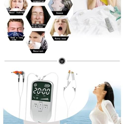 Nose Rinite Rhinitis Sinusitis Cure Therapy Massage Device Hay Fever Low Frequency Laser Health Care