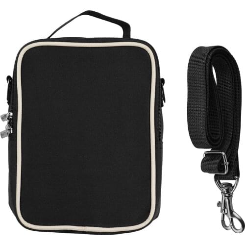 Kalimba Storage Bag Fabric Multi-Functional Thumb Piano Case Bag Mbira Gig Bag with Strap Brown for 10 Keys 17 Keys Kalimbas