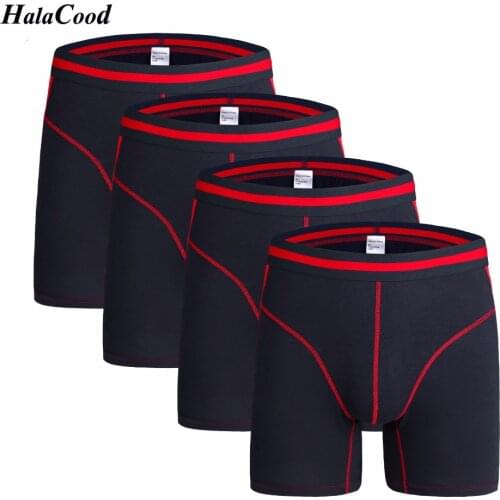 4Pcs/lot Plus Size Underwear Men Boxers Shorts Mens Panties Short Breathable Shorts Boxers Home Underpants Men Underwear Boxer