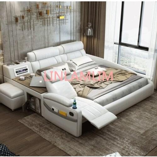 Smart bed frame camas bedroom furniture кровать двуспальная lit beds سرير muebles de dormitorio мебель bedroom set cama de casa