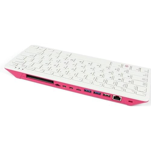 RPi 400 Computer Keyboard PC All-in-One, WiFi Bluetooth-compatible Dual 4K Display