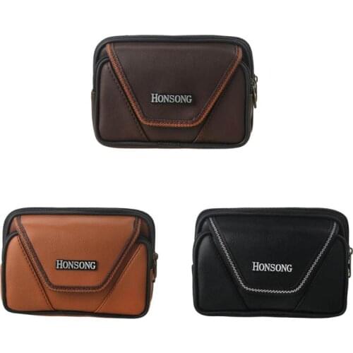 Vintage PU Leather Waist Bag Belt Loop Holster Carry Phone Pouch Wallet Case Hot