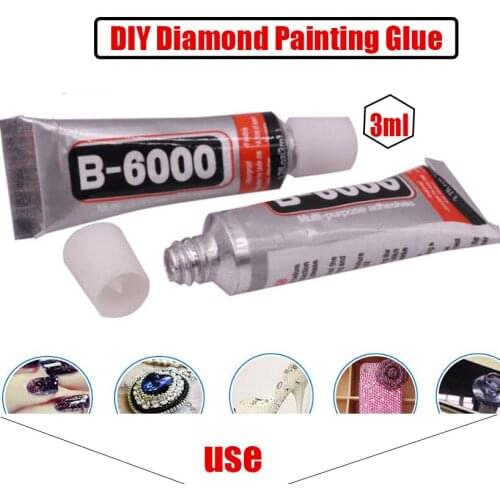 12Pcs B-6000 Glue 3ml use diy diamond Handmade making diamond painting tools