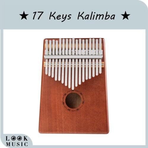 17 Keys Kalimba Portable Thumb Piano Calimba Musical gift w/Tune Hammer and bag