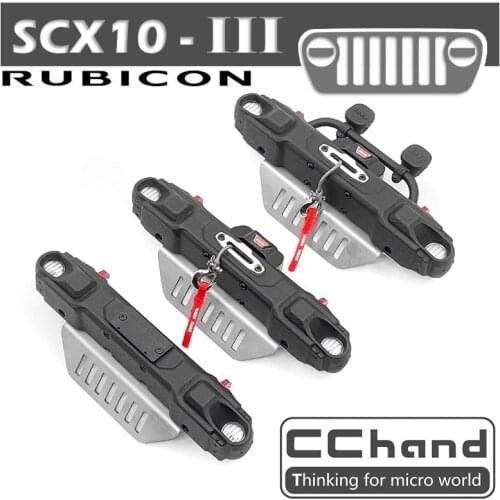 AXIAL SCX10 III third-generation JEEP "RUBICON" composite front bumper (short version)