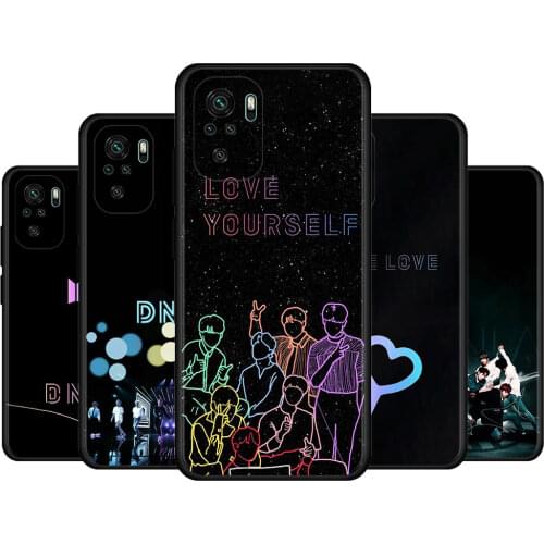 Dynamite Kpop Boys Phone Case For Xiaomi Redmi Note 9 9S 8 10 7 8 8T 10 9 9T 10 Pro Max 5G 8 2021 Cover Smartphone Coque