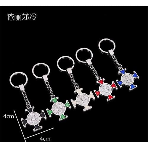 Classic Saint Benedict Keychain Men Keychain Keychain Car Keychain Jewelry Gift