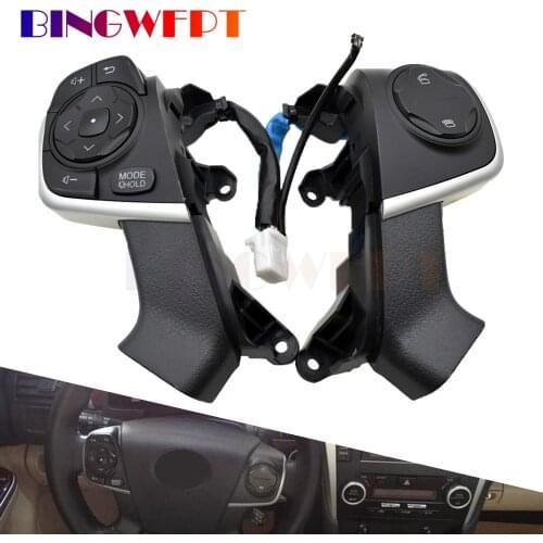 Steering Wheel Button For Toyota Camry (HYBRID) ACV51 ASV5 AVV50 GSV50 Buttons Bluetooth Phone Cruise Control Volume