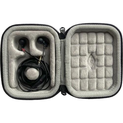 Fashion EVA Hard Shell Bag for Sennheiser IE800S Wired Earpiece Earphone Storage Box Protection Case