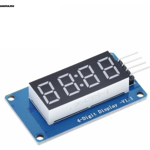 TM1637 LED Display Module For Arduino 7 Segment 4 Bits 0.36Inch Clock RED Anode Digital Tube Four Serial Driver Board Pack
