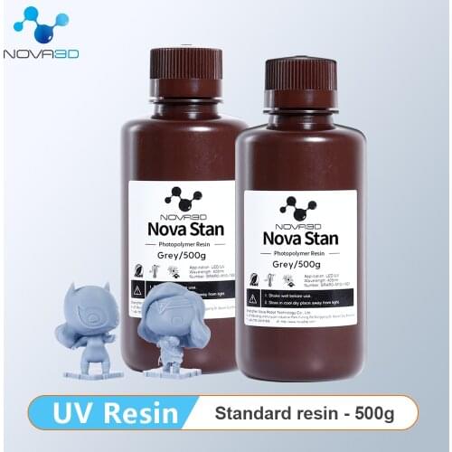 NOVA3D Printing 405nm UV Resin 3D Printer Material 500g LCD DLP SLA Resina Sensitive Liquid Photopolymer