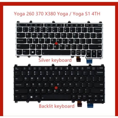 New for Lenovo ThinkPad Yoga 370 US Backlit keyboard FRU 01AV675 01EN386