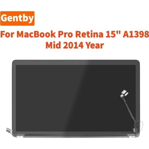 New A1398 For Macbook Pro Retina 15inch Mid 2014 A1398 Full LCD Display Screen Assembly Upper Half Replace EMC 2876 EMC 2881