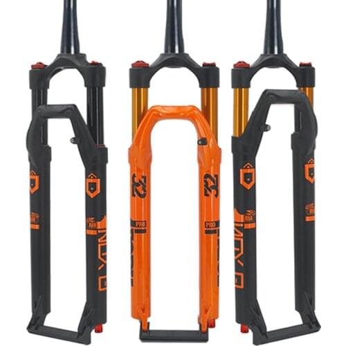 Front Mtb Suspension Fork 29 Air Forks For Bicycle 27.5 Inch Magnesium Alloy 140mm Travel Tapered Tube Mountain Bike Accessories