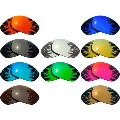 Polarized Mirrored Coating Replacement Lenses for-Oakley Straight Jacket 2007 Frame Multi-Colors