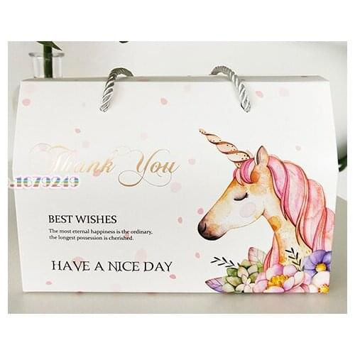 20*10*13.5cm Portable box Paper Rope Handle Portable Box Reusable Gift Storage Package Paper Boxes for Wedding party Favor