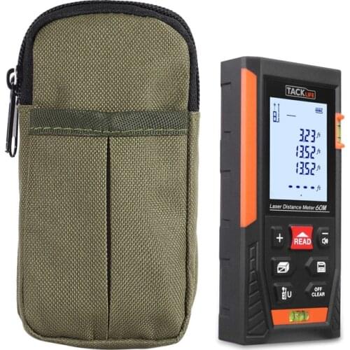 Belt Pouch Waist Packs Protable Protect Waterproof Nylon Case Pouch for Tacklife HD60 Laser Distance Measure Accessory
