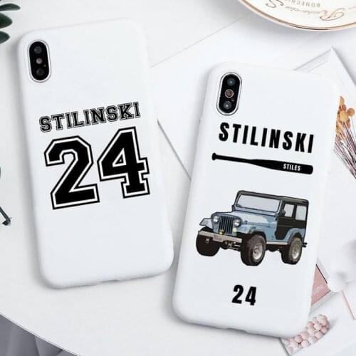 Teen Wolf Stilinski 24 TV Series Phone Cases For iphone 12 11 Pro Max Mini XS 8 7 6 6S Plus X SE 2020 XR Candy white Silicone