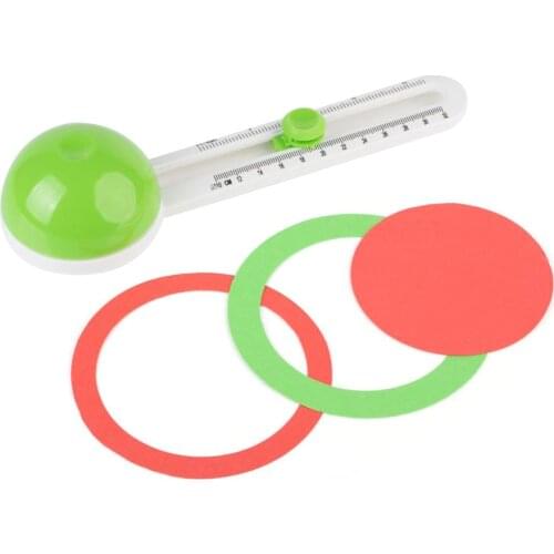 Simple Round Cutter Paper Cutter Shear Knife Model Patchwork Disc Knife Round Paper Clip Card Cutting Machine Office Supplies